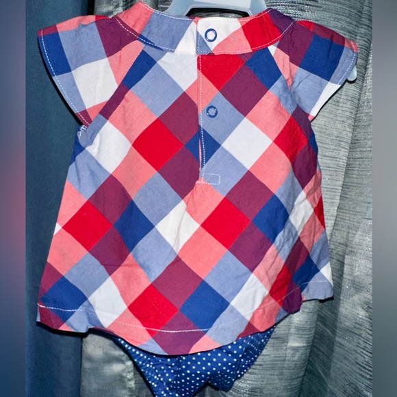 Carter’s Child Of Mine ~ Baby Girl (0-3) Months. Red, White, Blue ~ 4th Of July - Picture 4 of 8